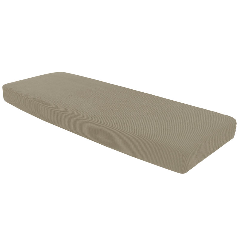 Housse pour canapé à coussins carrés / rectangulaires Dlerfeut, Café, 9" H x 50" W x 27.5" D