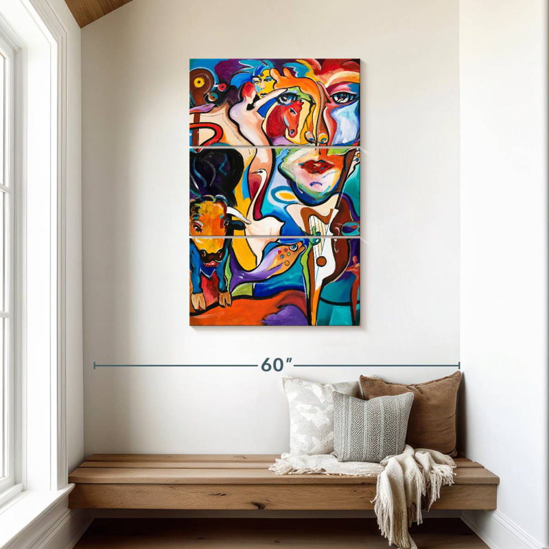 Leisha Mirage Abstract, 45" H x 28" W