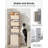 4 Section Laundry Hamper Sorter, Stackable Laundry Basket Organizer