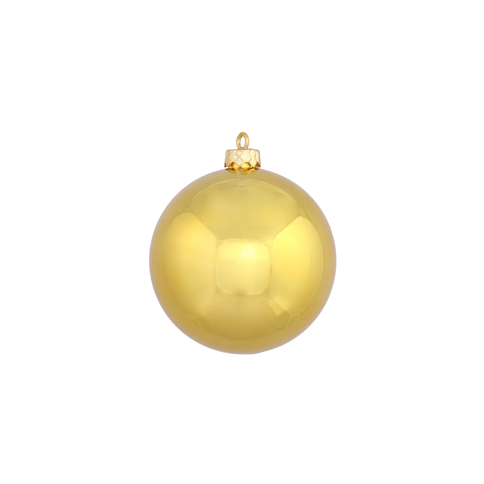 Holiday Décor Ball Ornament, 2'' H X 2'' W X 2" D, Mocha Shiny