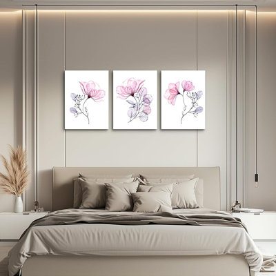 3 Piece Wrapped Canvas Wall Art