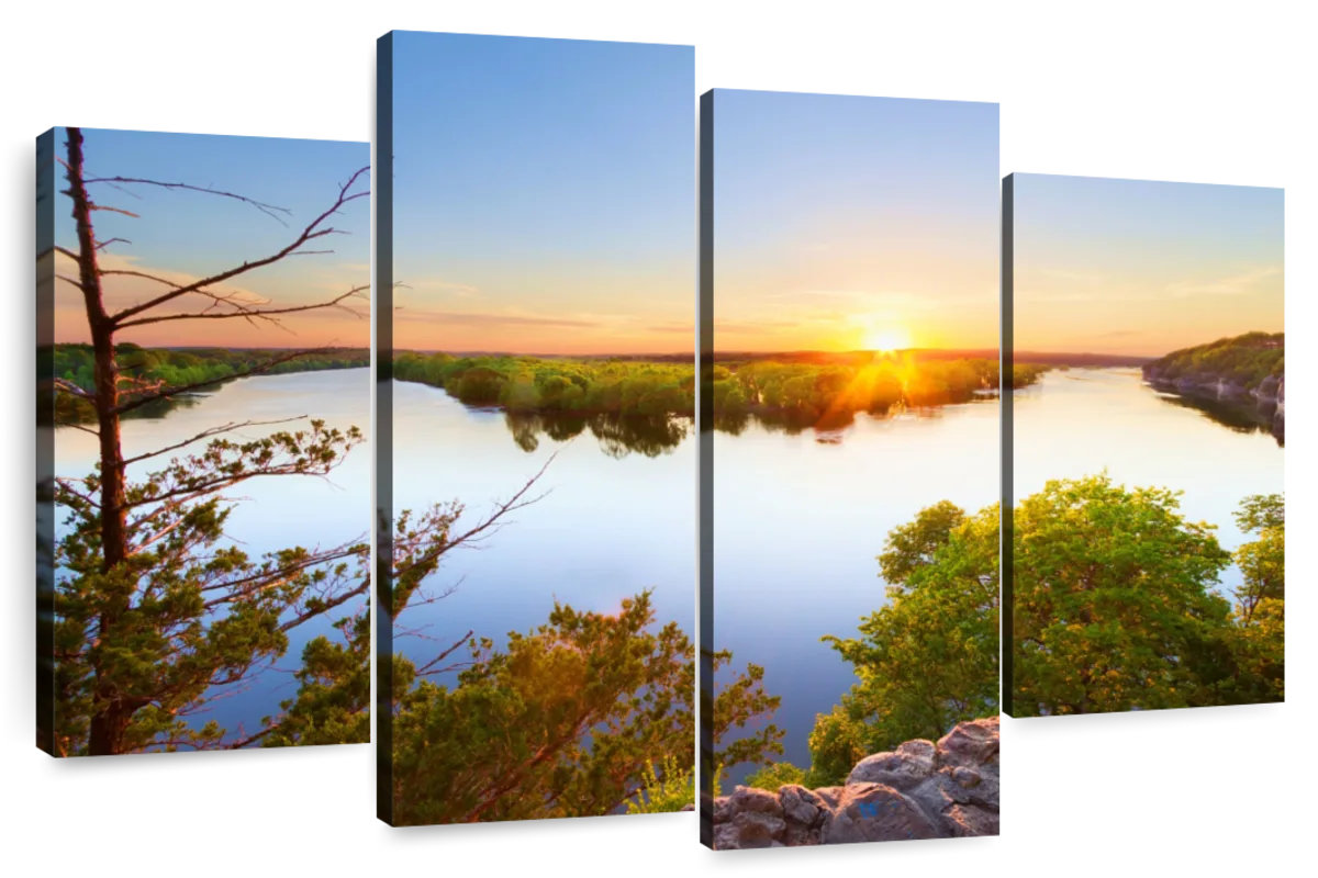 Millwood Pines Alvord Truman Lake Sunset | Wayfair