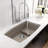 Performa Cascade Silgranit 32" Single Bowl Undermount Kitchen Sink with Colander - Truffle-1833119185