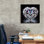  «Love Is Like Diamond» par Rey Klimt, art mural sur toile, 37 po x 37 po