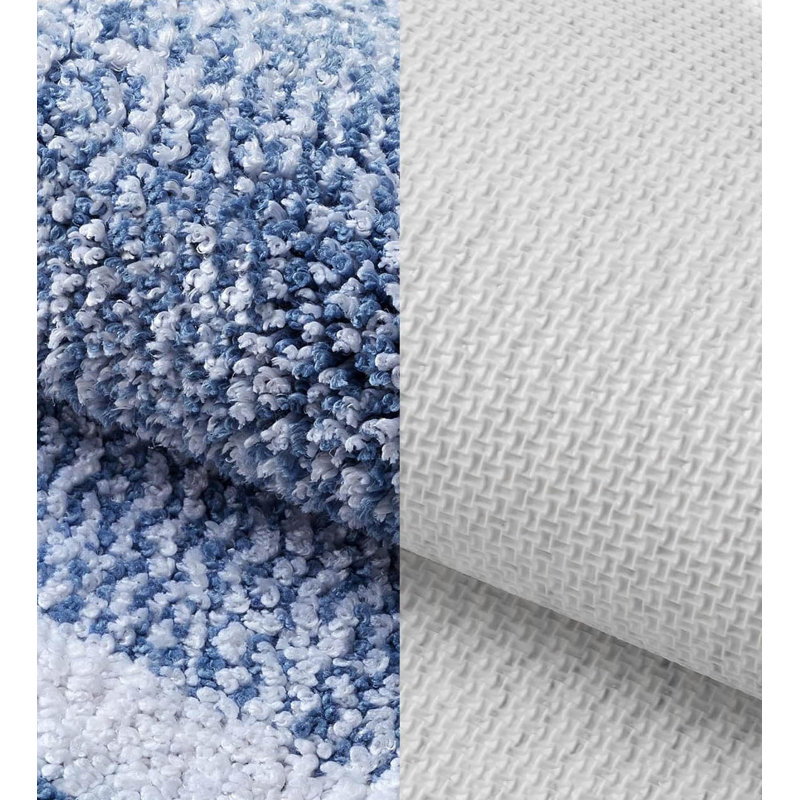 Rectangle Bath Mat, Blue