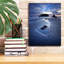 «Reflection Whale Head» par Thomas Haney - reproduction d'art sur toile tendue-1422455005