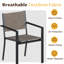 6 - Person Patio Dining Set with Rectangular Table-212916728-212916729