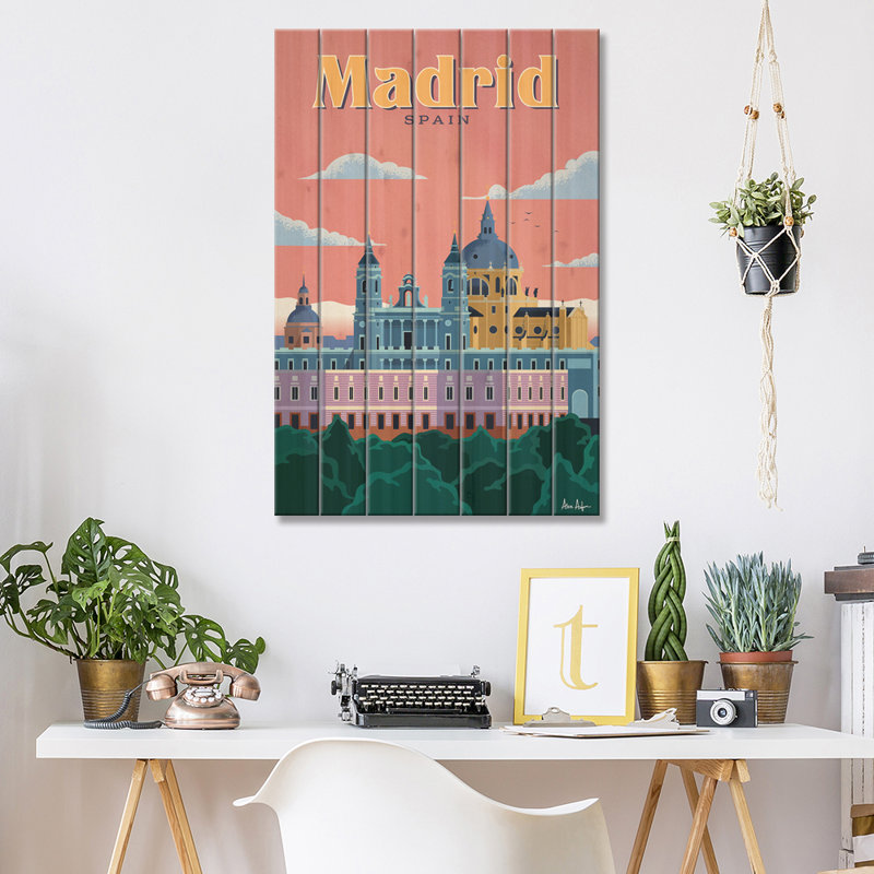 " Madrid " by IdeaStorm Studios, 26'' H x 18'' W x 1.5'' D