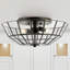 Plafonnier semi-encastré 2 lumières 15,5 po