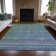 Machine Washable Indoor/Outdoor Xhevrie Teal Rug