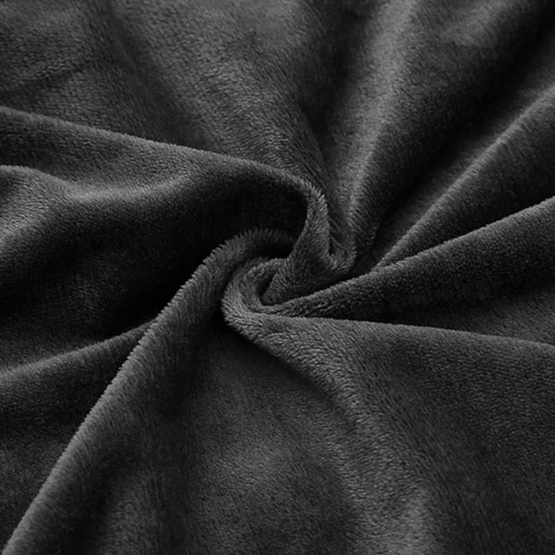 Jeté en fausse fourrure Faux Fur Throw Blanket, l 32 po x L 48 po, Gris foncé