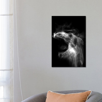 Dragon In The Smoke By Nik Rave - Wrapped Canvas Graphic Art by Nik Rave - Wrapped Canvas Gallery-Wrapped Canvas Giclée