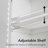 Latitude Run® Over The Toilet Cabinet, Bathroom Shelf Over Toilet Storage Cabinet Organizer, White