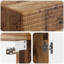  Cabinet Set 2 Pcs Engineered Wood Storage Furniture Modern Living Room-710116153