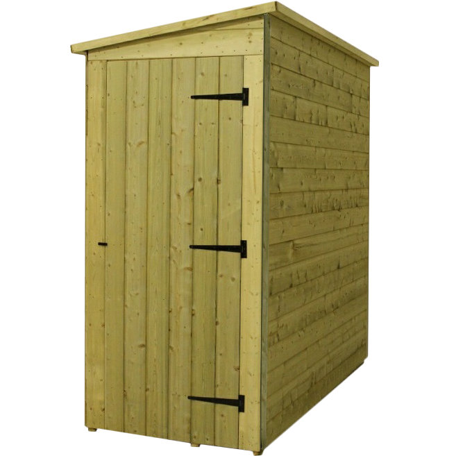 Shiplap Pent Wooden Shed, 3ft. W x 10ft. D
