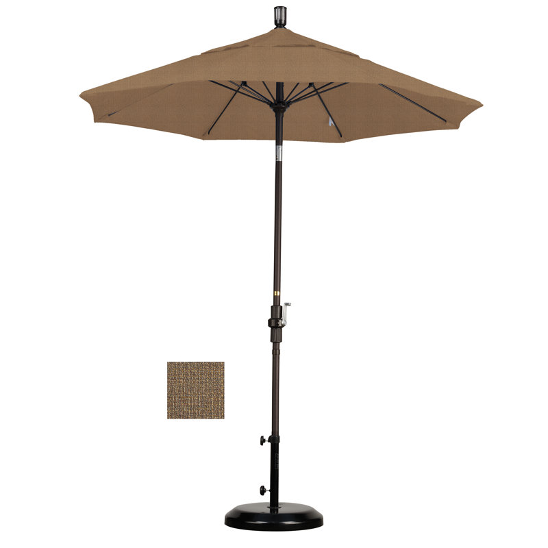 Parasol de marché 7,5 pi Brent, Performance sésame tissé