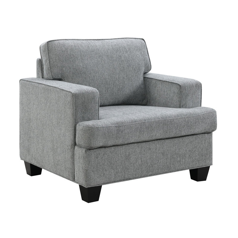 Fauteuil d'appoint Baldwin, graphite Dalton, 39 po