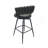 28" Technical Leather Woven Bar Stool Set Of 2-763127918-763127919