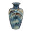 Vase bleu et brun