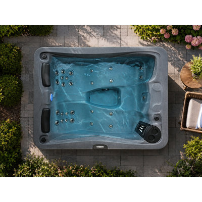 Spa Hydro Spas HYD-275 pour 2 personnes, 28 jets, prêt à l'emploi, avec jets en acier inoxydable et éclairage DEL subaquatique