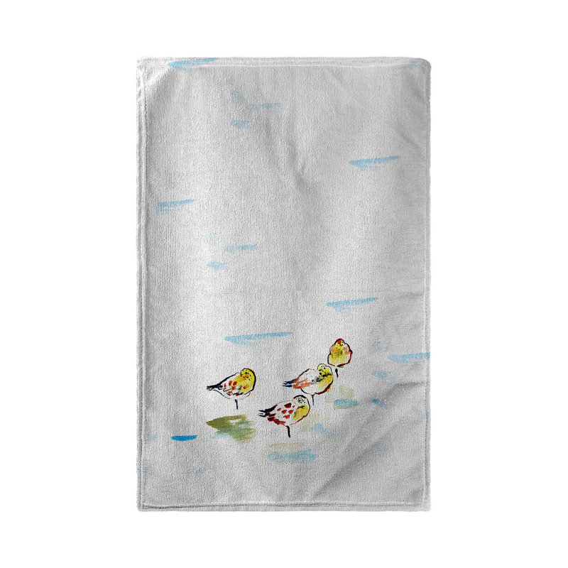 Serviette de thé à quatre sanderlings