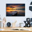 Art mural en verre Breakwater Bay «Nonesuch Sunset» par Rick Berk-1410333624