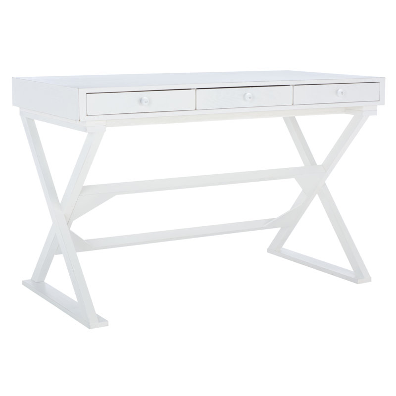 Abisha Writing Desk, White