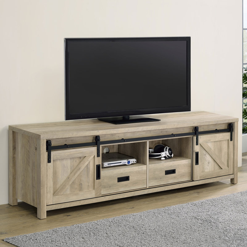 Meuble télé Madra, Naturel