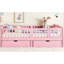 Lit plateforme simple rose TG-486083950