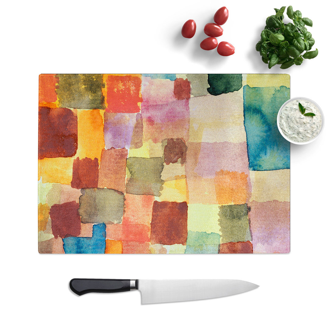 Squares by Paul Klee Chopping Board