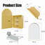 Pharmacie d'angle en métal 18 po avec miroir arqué 18 po x 24 po, tablettes en verre réglables et rangement pour salle de bain compact