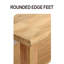 Buffet en bois massif 47,24 po Pehrson