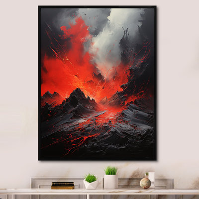 «Volcano Volcanic Explosion II», reproduction sur toile