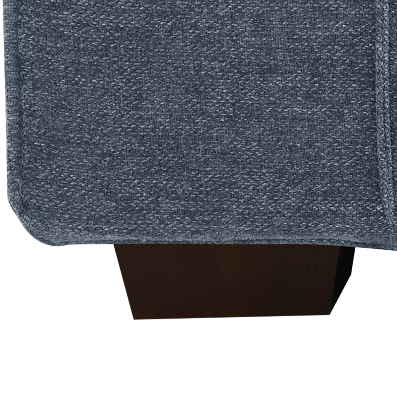 Nickelle 2 Seater Upholstered Loveseat Sofa, Blue