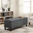 Canealus Linen Upholstered Storage Bench-357542860