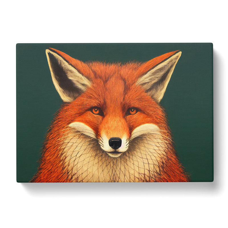 Hopeful Fox - Wrapped Canvas, 35cm H x 50cm W x 3cm D