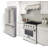 KUCHT Professional 30 in. 4.2 cu. ft. Natural Gas Range with Sealed Burners and Convection Oven in Stainless Steel with White Oven Door-94094667-50147958