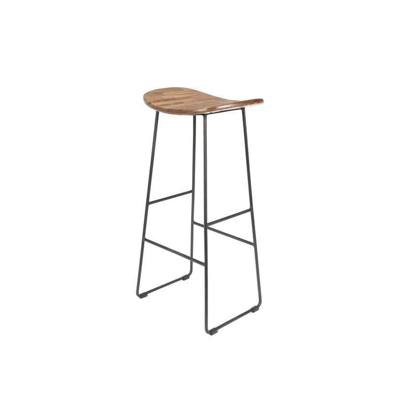 Tangle Solid Wood Counter & Bar Stool, Bar Stool (30" Seat Height), Natural