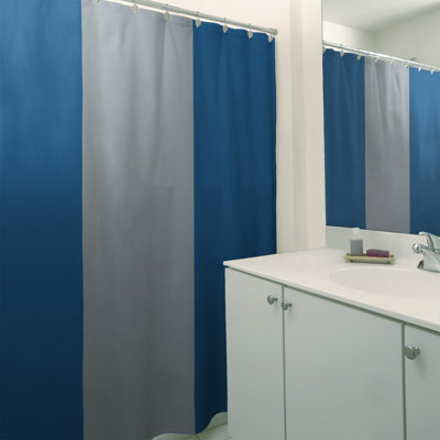 Striped Shower Curtain with Liner Included