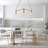 Herdon 3-Light Brushed Gold Pendant