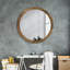 Huldar Glass Flat Wall Mirror