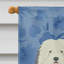 Caniche en polyester à 2 côtés 40 x 28 po standard welcome drapeau maison-957493104