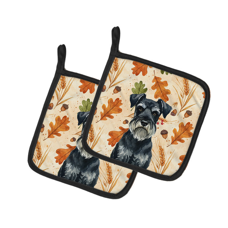 Paire de porte-casseroles standard standard Schnauzer