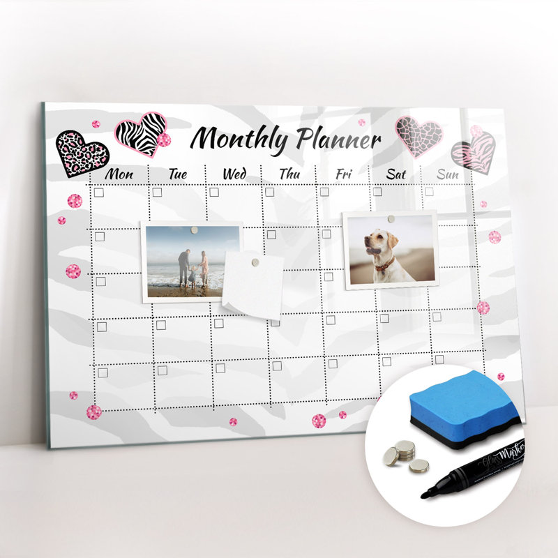 Magnetic Glass Dry Erase Board