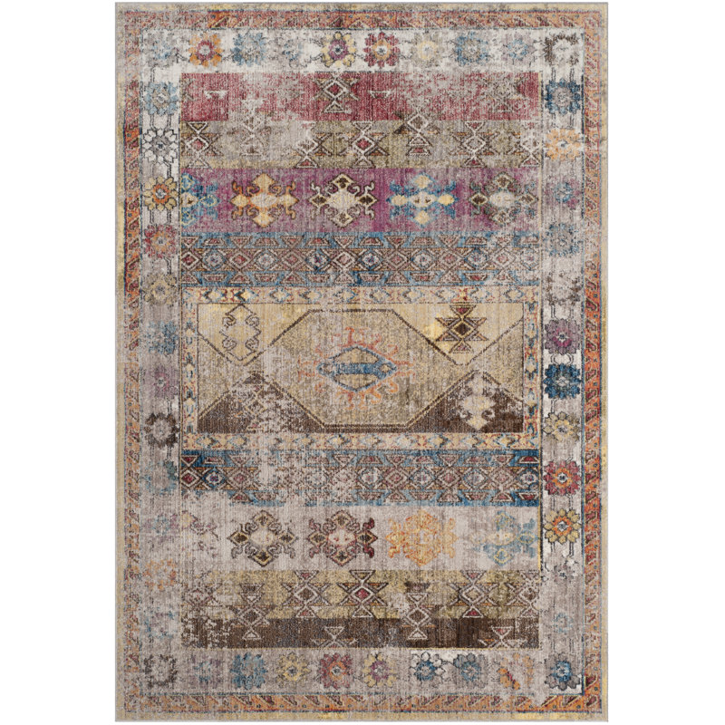 Reza Southwestern Hand Woven Area Rug, Rectangle 235 x 305cm