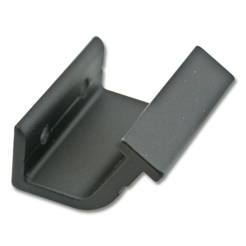 Ensemble de rail d'échelle de 6 pi pour système coulissant silencieux échelle (comprend: rail, supports, embouts de rail)