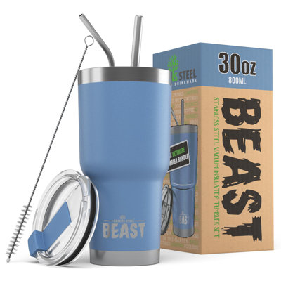 Fleur De Lis Living 30.0 mL Double Wall Insulated Stainless Steel Travel Tumbler with