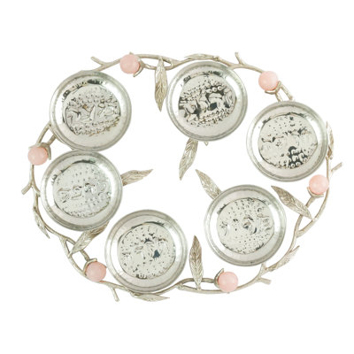 Hyaline Pink Seder Plate