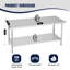 72"Lx 30"W Stainless Steel Commercial Work Table with Adjustable Undershelf-116982737