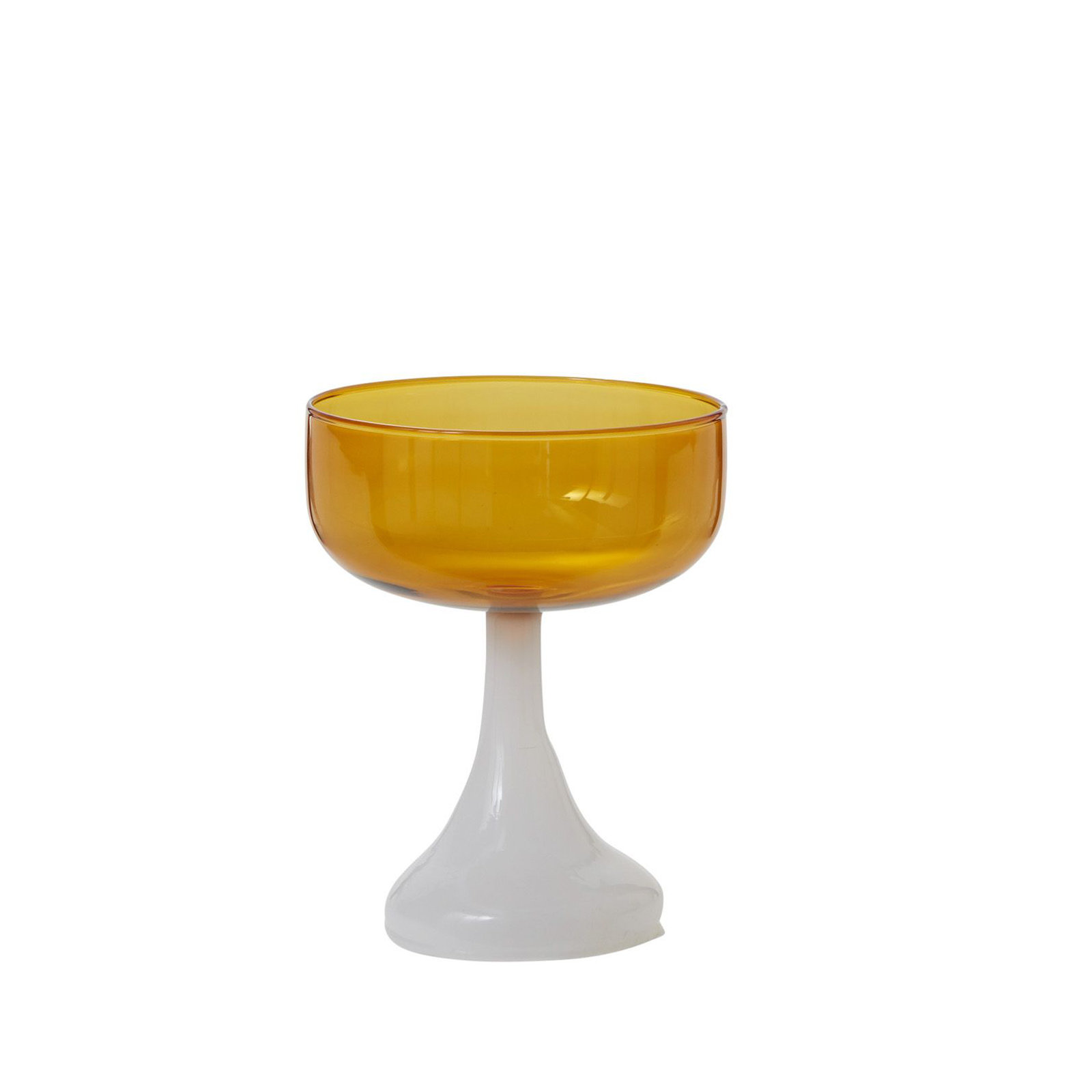 Aredale Coupe Glass, Yellow